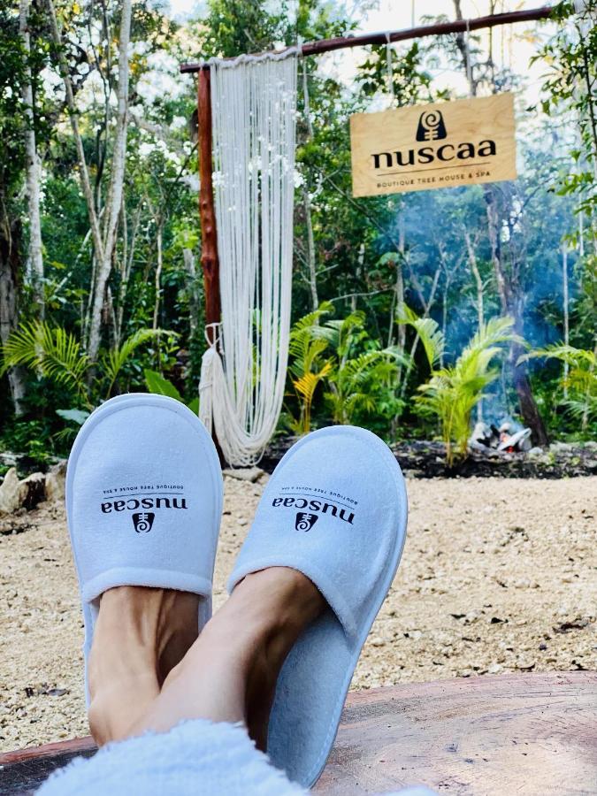 فندق Nuscaa Boutique Tree House & Spa بويرتو موريلوس المظهر الخارجي الصورة